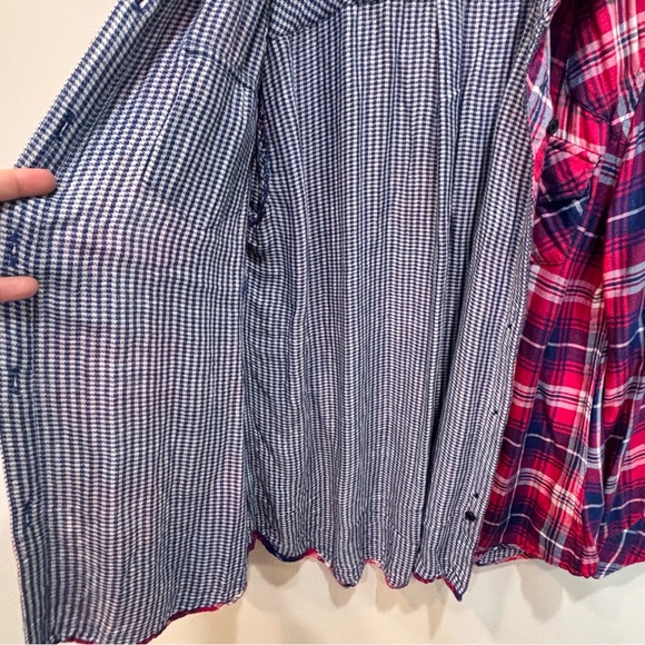 Rails Plaid Button Down Long Sleeve Top Shirt Women’s Size Large - Picture 9 of 15